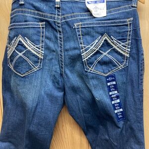 Ariat Real Denim Jeans mid Rise Boot Cut 33 S